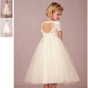 BHLDN Portia Dress, Size 8 pink girls BRAND NEW